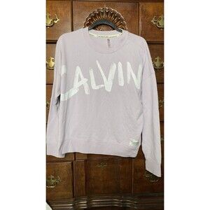 Calvin Klein Performance Pastel Purple Womens Sweatshirt Size Large